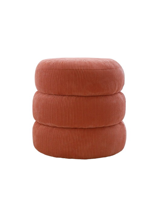 Atelier Del Sofa Puf de Peluche Coral 40x40x40 cm Atelier Del Sofa Puf de Peluche Coral 40x40x40 cm