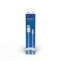 SAVIO Cable USB 2.0 de USB A a Micro USB B, 2m, Blanco