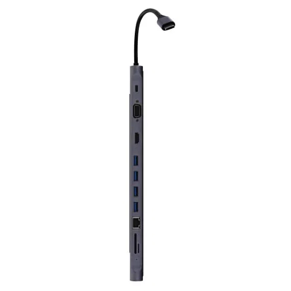 TNB HUB USB-C 11 en 1 DOCKUSBC11 Plata