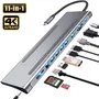TNB HUB USB-C 11 en 1 DOCKUSBC11 Plata