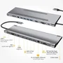 TNB HUB USB-C 11 en 1 DOCKUSBC11 Plata