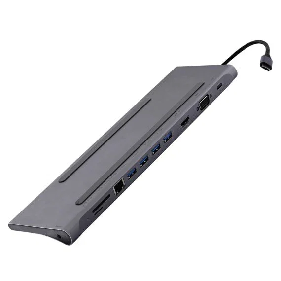 TNB HUB USB-C 11 en 1 DOCKUSBC11 Plata