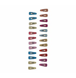 Brusi Set de 24 Clips Rana Funda Mini Escarchados