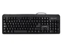 Q-connect Teclado negro con cable de 1,5 m compatible con Windows