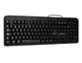 Q-connect Teclado negro con cable de 1,5 m compatible con Windows