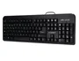 Q-connect Teclado negro con cable de 1,5 m compatible con Windows