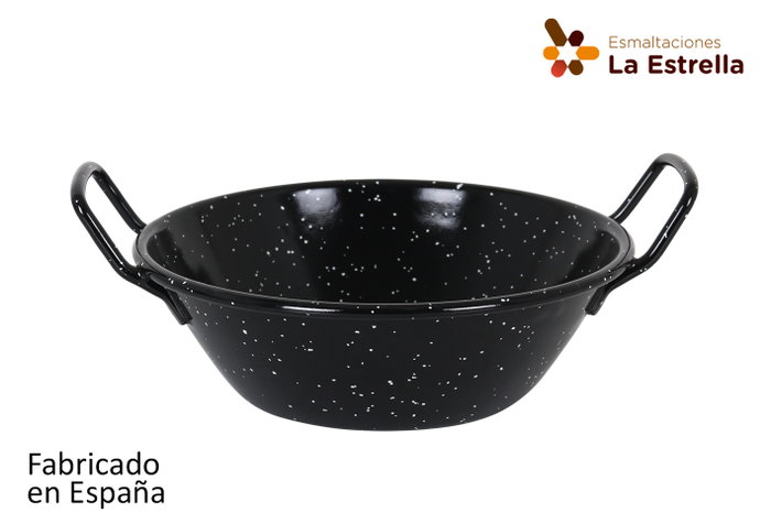 La Estrella Paellera Honda Bordonada Jaspeada 20 cm - 1.4 L (8 Unidades) La Estrella Paellera Honda Bordonada Jaspeada 20 cm - 1.4 L (8 Unidades)