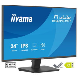 iiyama ProLite X2497HSU-B1 60,5cm/23,8" 1920x1080 Full HD IPS 4ms 120Hz HDMI DisplayPort USB VESA Negro
