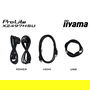 iiyama ProLite X2497HSU-B1 Monitor 23.8" Full HD IPS 120Hz 4ms Adaptive Sync HDMI DisplayPort USB 4W Altavoces Negro Sin Marco