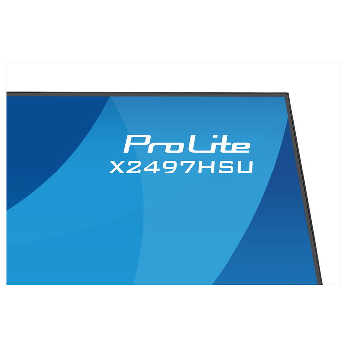 iiyama ProLite X2497HSU-B1 Monitor 23.8" Full HD IPS 120Hz 4ms Adaptive Sync HDMI DisplayPort USB 4W Altavoces Negro Sin Marco