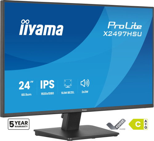 iiyama ProLite X2497HSU-B1 Monitor Full HD IPS 23.8 pulgadas 120Hz