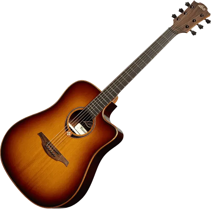LAG Guitarra Acústica Dreadnought Cutaway Tramontane 118 A/E - Brown Shadow | Electroacústica LAG Guitarra Acústica Dreadnought Cutaway Tramontane 118 A/E - Brown Shadow | Electroacústica
