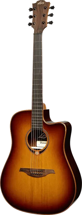LAG Guitarra Acústica Dreadnought Cutaway Tramontane 118 A/E - Brown Shadow | Electroacústica LAG Guitarra Acústica Dreadnought Cutaway Tramontane 118 A/E - Brown Shadow | Electroacústica