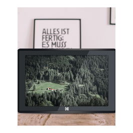 Kodak RCF-106H Marco Digital WiFi, Pantalla Táctil IPS 10" (25,4 cm), 1280x800, 16:10, 16 GB, Reproduce Video y Audio, Negro