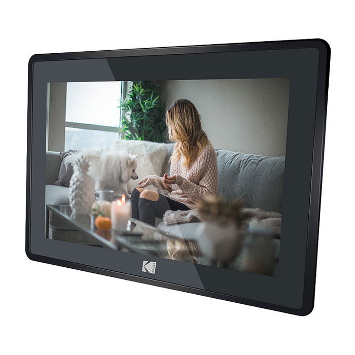 Kodak RCF-106H Marco Digital WiFi, Pantalla Táctil IPS 10" (25,4 cm), 1280x800, 16:10, 16 GB, Reproduce Video y Audio, Negro Kodak RCF-106H Marco Digital WiFi, Pantalla Táctil IPS 10" (25,4 cm), 1280x800, 16:10, 16 GB, Reproduce Video y Audio, Negro