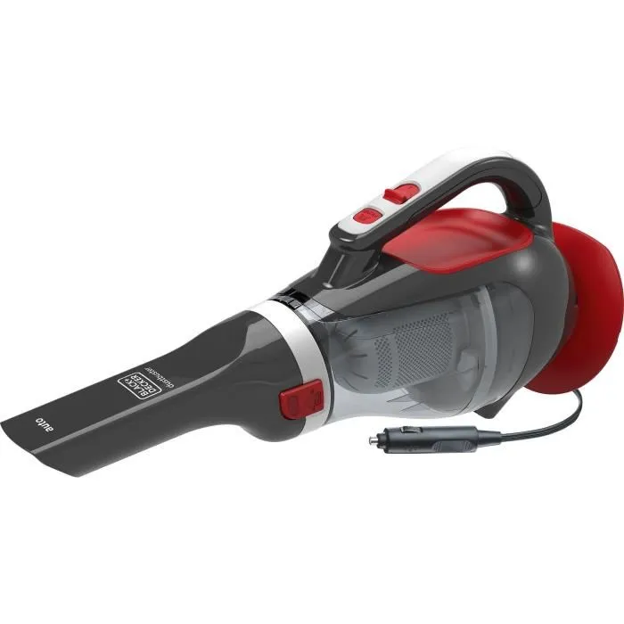 Black + Decker Aspiradora Manual para Automóviles ADV1200-XJ, 12V, 5m Cable, 610ml