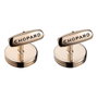 Chopard Gemelos Classic C de Acero Inoxidable y Oro Rosa