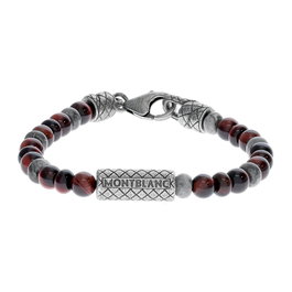 Montblanc Pulsera de Plata y Cuentas MB12616360