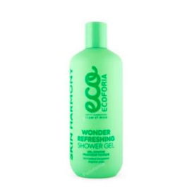 ECOFORIA Wonder Gel de Ducha Refrescante 400Ml Eco con Extracto de Yuzu Orgánico y Bergamota Fermentada
