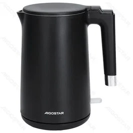 Aigostar Hervidor Eléctrico 1,5L 2200W Negro