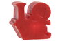 DKD Home Decor Vela LED Cera Parafina Love Rojo 12x5x12 330g