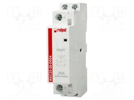 RELPOL RXC25 Contactor 2-polar 25A 24VDC NAx2