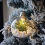 Bambasy Bola de Navidad LED 8cm Luz Cálida