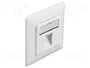 DeLOCK Keystone Anschlussdose 1 puerto RJ-45 Blanco