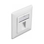 DeLOCK Toma de pared Keystone 1 puerto RJ-45 Blanco