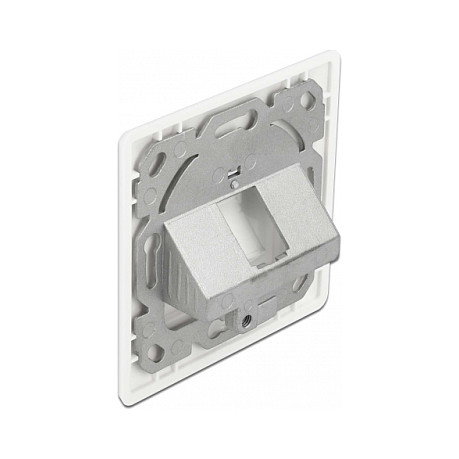 DeLOCK Toma de pared Keystone 1 puerto RJ-45 Blanco
