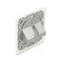 DeLOCK Toma de pared Keystone 1 puerto RJ-45 Blanco