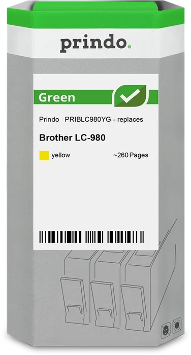 Prindo Cartucho de tinta PRIBLC980YG Green Prindo Cartucho de tinta PRIBLC980YG Green