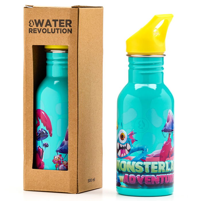 WATER REVOLUTION Cantimplora Acero Inoxidable 500ml Monsterland