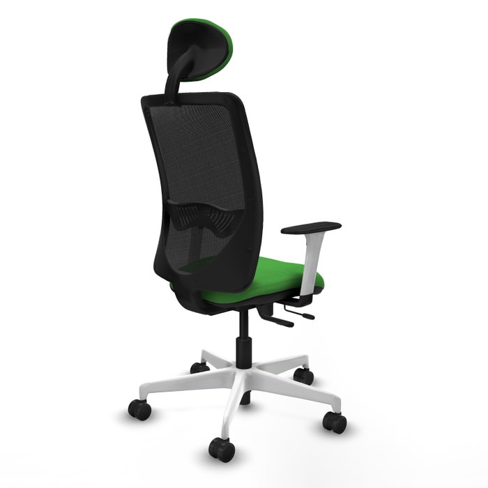 PIQUERAS Y CRESPO Silla de oficina Zulema Verde con Malla Negra