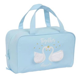 Neceser de Viaje Glow Lab Cisnes Azul claro 31 x 14 x 19 cm