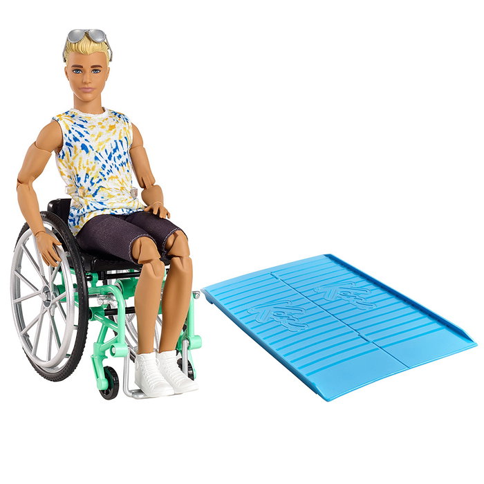 Muñeco Ken Fashionista Silla De Ruedas Gwx93 Mattel