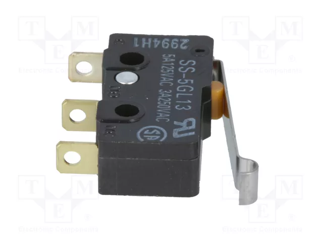 Aratas (Formerly Omron Components) Microconmutador SNAP ACTION SS-5GL13 SPDT