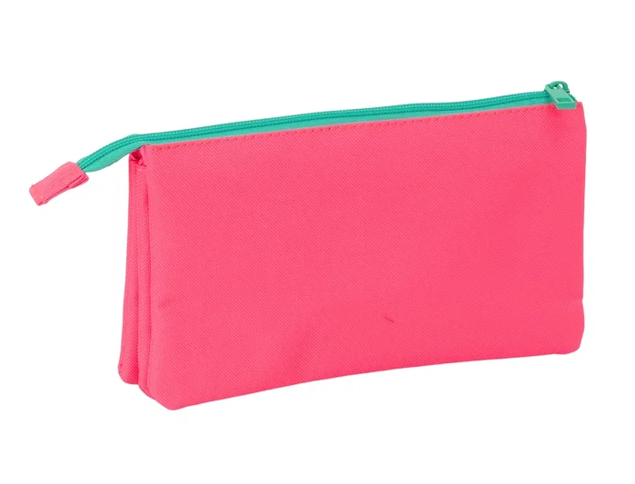 Safta Portatodo Triple Nait Nait Rosa Fluor