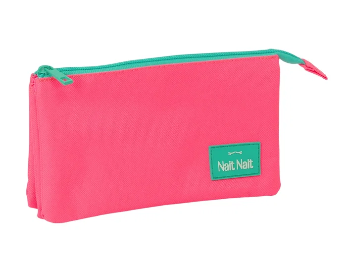 Safta Portatodo Triple Nait Nait Rosa Fluor