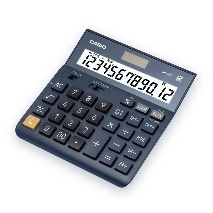 Casio DH-12ET Calculadora de Sobremesa 12 Dígitos Azul