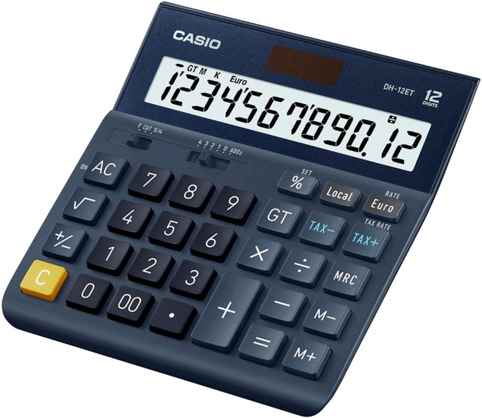 Casio DH-12ET Calculadora de Sobremesa 12 Dígitos Azul Casio DH-12ET Calculadora de Sobremesa 12 Dígitos Azul