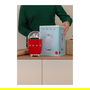 Smeg CJF11RDEU Exprimidor de Cítricos Eléctrico, Color Rojo, 70W, Cono en Acero Inoxidable, Función Antigoteo y Almacenamiento de Cable