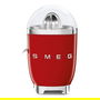 Smeg CJF11RDEU Exprimidor de Cítricos Eléctrico, Color Rojo, 70W, Cono en Acero Inoxidable, Función Antigoteo y Almacenamiento de Cable