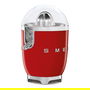Smeg CJF11RDEU Exprimidor de Cítricos Eléctrico, Color Rojo, 70W, Cono en Acero Inoxidable, Función Antigoteo y Almacenamiento de Cable