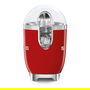 Smeg CJF11RDEU Exprimidor de Cítricos Eléctrico, Color Rojo, 70W, Cono en Acero Inoxidable, Función Antigoteo y Almacenamiento de Cable