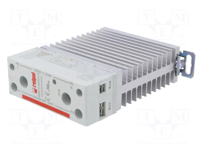 RELPOL RSR72-60D20-H Relé de semiconductor monofásico 20A 24-660VAC RELPOL RSR72-60D20-H Relé de semiconductor monofásico 20A 24-660VAC