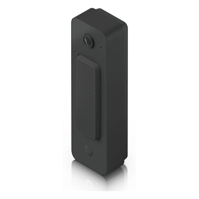 Ubiquiti UVC-Doorbell-Lite-B Negro - Timbre de vídeo para puerta con cámara 5MP (2560x1920), conexión PoE, resistencia IPX5, visión nocturna y micrófono incorporado