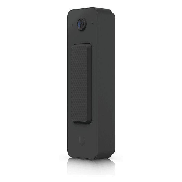 Ubiquiti UVC-Doorbell-Lite-B Negro - Timbre de vídeo para puerta con cámara 5MP (2560x1920), conexión PoE, resistencia IPX5, visión nocturna y micrófono incorporado