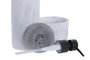 DKD Home Decor Dosificador con Estropajo Símil Mármol Blanco y Negro