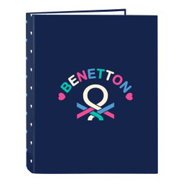 Safta Carpeta Benetton Drop de 4 Anillas Mixtas Folio